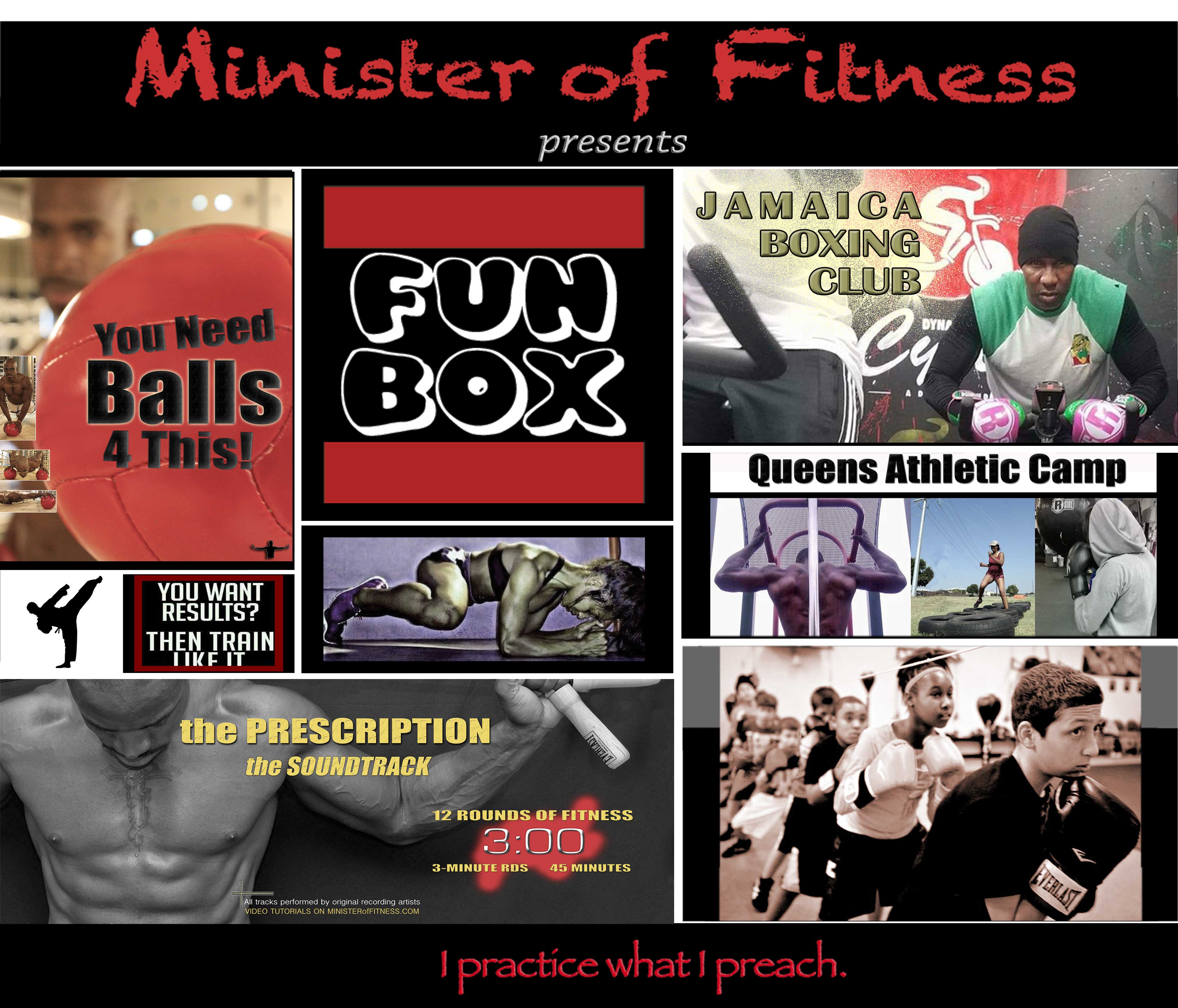 minister of fitness home page